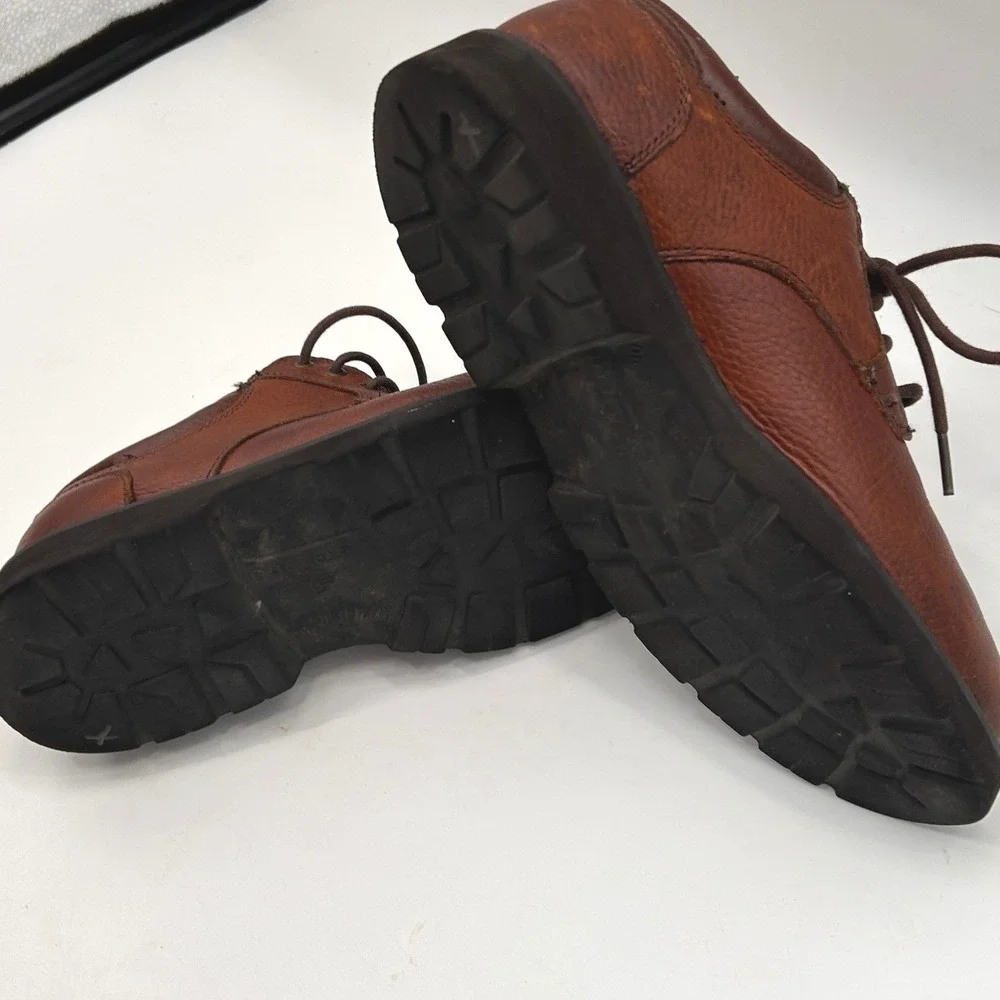 Dockers Men's Brown Leather Oxford Shoes Oil Resistant Soles Size 10 Heritage